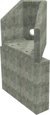 AH4C C RH Angled Headwall - 150mm ID pipe - 100mm Invert Level + 1000 x 300mm Toe render