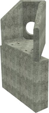 AH4C C RH Angled Headwall - 300mm ID pipe - 100mm Invert Level + 1000 x 300mm Toe render