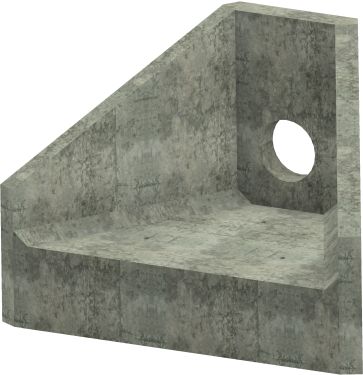 H3C Headwall - 225mm ID pipe - 100mm Invert Level render