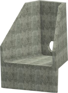 H7C B Headwall - 300mm ID pipe - 100mm Invert Level render