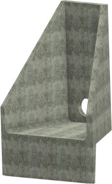 H7C C Headwall - 300mm ID pipe - 100mm Invert Level render