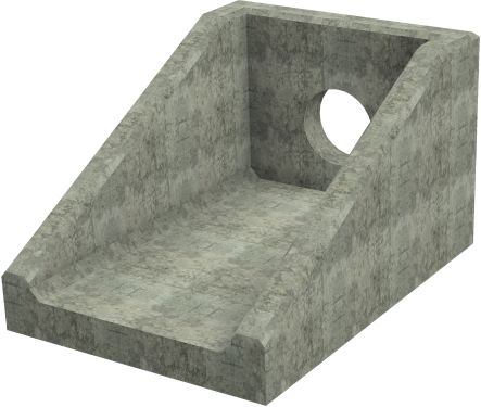 R10C A Headwall - 375mm ID pipe - 150mm Invert Level render