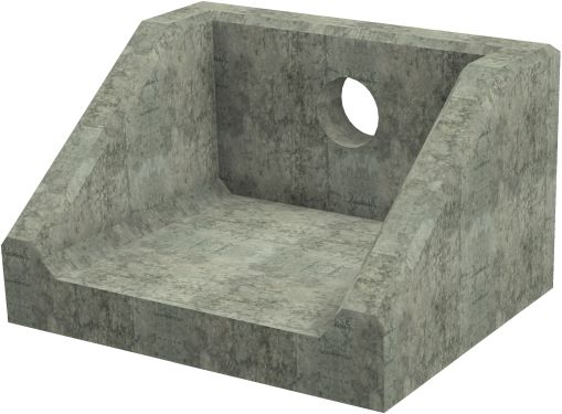 RSFA11A Rectangular Headwall - 225mm ID pipe - 225mm Invert Level render