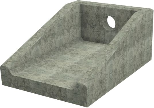 RSFA12A Rectangular Headwall - 225mm ID pipe - 225mm Invert Level render