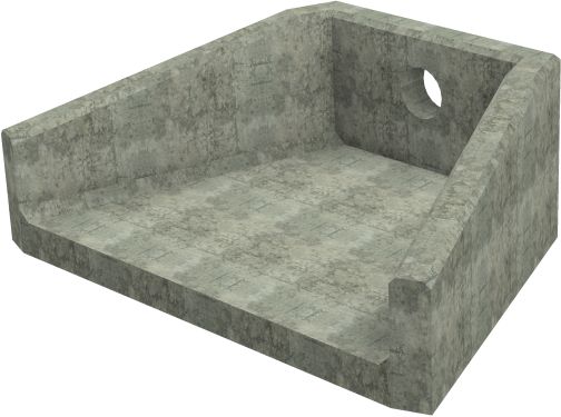 SFA10 A Headwall - 225mm ID pipe - 225mm Invert Level render