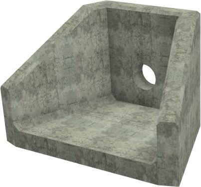 SFA6 B Headwall - 225mm ID pipe - 150mm Invert Level render