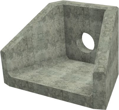 SFA6 B Headwall - 300mm ID pipe - 150mm Invert Level render