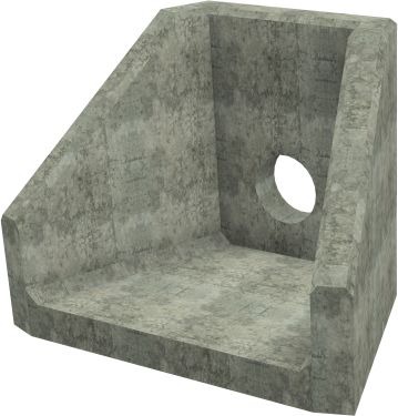 SFA6 C Headwall - 300mm ID pipe - 150mm Invert Level render