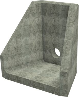 SFA6 D Headwall - 225mm ID pipe - 150mm Invert Level render