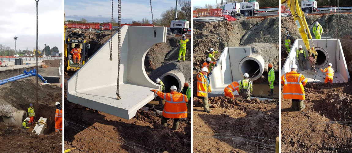 Precast Concrete Headwall Installation | Althon